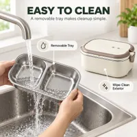 🔥 LIMITED-TIME 50% OFF 💞54K+ SOLD⭐ Portable Electric Heated Lunch Box Water-Free Food Warmer thumbnail 7