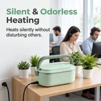 🔥 LIMITED-TIME 50% OFF 💞54K+ SOLD⭐ Portable Electric Heated Lunch Box Water-Free Food Warmer thumbnail 9