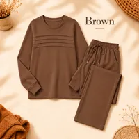 🔥 LAST DAY BLACK FRIDAY ✨ Women’s Crew Neck Lounge Set thumbnail 17