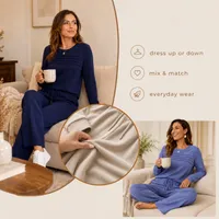 🔥 LAST DAY BLACK FRIDAY ✨ Women’s Crew Neck Lounge Set thumbnail 5