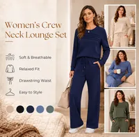 🔥 LAST DAY BLACK FRIDAY ✨ Women’s Crew Neck Lounge Set thumbnail 1