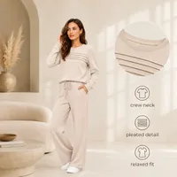 🔥 LAST DAY BLACK FRIDAY ✨ Women’s Crew Neck Lounge Set thumbnail 6