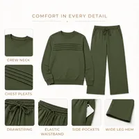 🔥 LAST DAY BLACK FRIDAY ✨ Women’s Crew Neck Lounge Set thumbnail 8