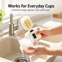 ❄️ Winter Sale 50% OFF - Electric Bottle & Tumbler Cleaning Brush with 2 Detachable Heads thumbnail 6