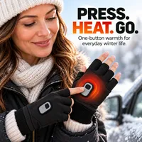 ⛄LIMITED-TIME 50% OFF‼️💞54K+ SOLD⭐🧤HEATED FINGERLESS GLOVES FOR WORK & EVERYDAY USE ❄️ thumbnail 3