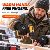 ⛄LIMITED-TIME 50% OFF‼️💞54K+ SOLD⭐🧤HEATED FINGERLESS GLOVES FOR WORK & EVERYDAY USE ❄️ thumbnail 6