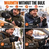 ⛄LIMITED-TIME 50% OFF‼️💞54K+ SOLD⭐🧤HEATED FINGERLESS GLOVES FOR WORK & EVERYDAY USE ❄️ thumbnail 8