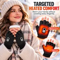 ⛄LIMITED-TIME 50% OFF‼️💞54K+ SOLD⭐🧤HEATED FINGERLESS GLOVES FOR WORK & EVERYDAY USE ❄️ thumbnail 9