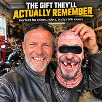 ❄️ Winter Sale 50% OFF – Funny Old Man Ski Mask – Pick Your Face, Build Your Crew thumbnail 3