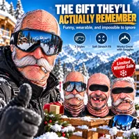 ❄️ Winter Sale 50% OFF – Funny Old Man Ski Mask – Pick Your Face, Build Your Crew thumbnail 1