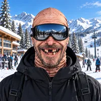 ❄️ Winter Sale 50% OFF – Funny Old Man Ski Mask – Pick Your Face, Build Your Crew thumbnail 8