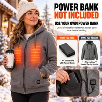⛄LIMITED-TIME 50% OFF‼️💞54K+ SOLD⭐🧥ThermaCore Heated Zip-Up Hoodie❄️ thumbnail 7