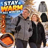 ⛄LIMITED-TIME 50% OFF‼️💞54K+ SOLD⭐🧥ThermaCore Heated Zip-Up Hoodie❄️ thumbnail 1