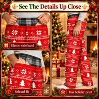 🔥 Christmas Hot Sale – Funny Pajama Pants for Men | Limited-Time Offer thumbnail 7