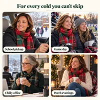 ❄️ Winter Sale 50% OFF – The Bonnie Plaid Heated Scarf thumbnail 5