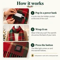 ❄️ Winter Sale 50% OFF – The Bonnie Plaid Heated Scarf thumbnail 3