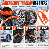 ⛄ LIMITED-TIME 50% OFF 💞51K+ SOLD⭐— 🚗 SnowGrip Emergency Tire Traction Straps ❄️ thumbnail 6