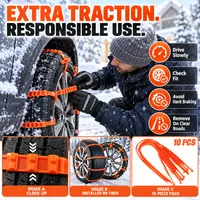 ⛄ LIMITED-TIME 50% OFF 💞51K+ SOLD⭐— 🚗 SnowGrip Emergency Tire Traction Straps ❄️ thumbnail 12