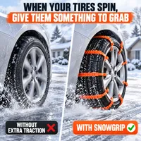 ⛄ LIMITED-TIME 50% OFF 💞51K+ SOLD⭐— 🚗 SnowGrip Emergency Tire Traction Straps ❄️ thumbnail 14