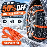 ⛄ LIMITED-TIME 50% OFF 💞51K+ SOLD⭐— 🚗 SnowGrip Emergency Tire Traction Straps ❄️ thumbnail 1