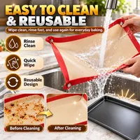 🔥 60% OFF TODAY — 2-in-1 Silicone Baking Mat & Leakproof Tray | Bake With Less Mess, Clean Up Faster thumbnail 7