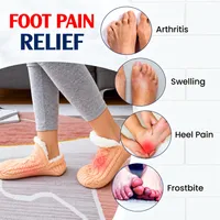 🥳2026 HOT SALE🥳💞50K+ SOLD!💛Fleece-Lined Non-Slip Thermal Slippers Socks thumbnail 2