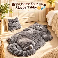🐱 Chubby Tabby Cat Rug – The Purr-fect Gift for Cat Lovers! 🎁 thumbnail 7