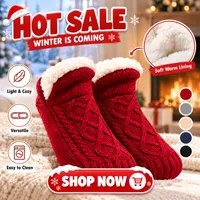 🥳2026 HOT SALE🥳💞50K+ SOLD!💛Fleece-Lined Non-Slip Thermal Slippers Socks thumbnail 1