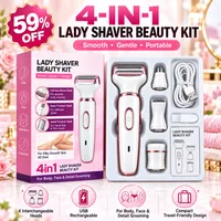 🔥 59% OFF TODAY — 4-in-1 Women’s Shaver | Smooth, Gentle Grooming for Body, Face & Bikini Area thumbnail 1