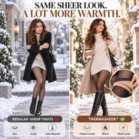 ⛄ LIMITED-TIME 50% OFF 💞51K+ SOLD⭐ 🧦ThermaSheer Fleece-Lined Sheer Tights 🩷 thumbnail 8
