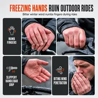 🥳2026 HOT SALE🥳💞50K+ SOLD!💛Winter Waterproof Cycling Gloves for Men and Women thumbnail 4