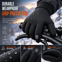 🥳2026 HOT SALE🥳💞50K+ SOLD!💛Winter Waterproof Cycling Gloves for Men and Women thumbnail 6