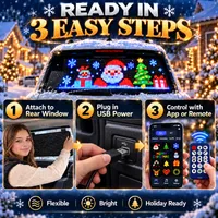🔥 55% OFF TODAY — Smart Full-Color  Display | App-Controlled Animations for Cars, Stores & Christmas Decor thumbnail 5