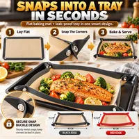 🔥 60% OFF TODAY — 2-in-1 Silicone Baking Mat & Leakproof Tray | Bake With Less Mess, Clean Up Faster thumbnail 3