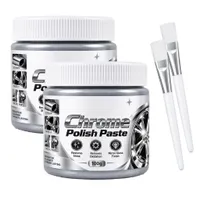🚗50K+ SOLD💕✨Metal Chrome Polish & Restorer Paste with Brush – Heavy-Duty Chrome Polishing Cream, Oxidatio thumbnail 12