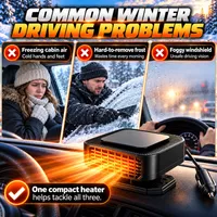 ⛄ LIMITED-TIME 50% OFF 💞 Portable Car Heater Defroster with 360-Degree Rotating Base thumbnail 2