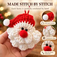 🔥 60% OFF TODAY — 100% Handmade Crochet Santa Ornament (Sarah Wilson Handmade) - The Best Christmas Gift🎅 thumbnail 2
