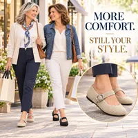 🥳2026 HOT SALE🥳💞32K+ SOLD!🔥 HOT SALE 30% OFF🔥Elora Wide-Toe Comfort Flats 🩰 thumbnail 10