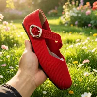 🥳2026 HOT SALE🥳💞32K+ SOLD!🔥 HOT SALE 30% OFF🔥Elora Wide-Toe Comfort Flats 🩰 thumbnail 12