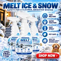 🥳2026 HOT SALE🥳💞50K+ SOLD! ❄️🐾 50% OFF! Outdoor De-Icing & Snow Melting Spray – pet-safe, dissolves frost on contact thumbnail 1