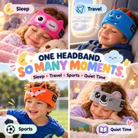 LIMITED-TIME 60% OFF‼️💞54K+ SOLD⭐ Kids & Adult Sleep Headband | Ultra Soft Bluetooth Animal Music Headphones🎧 thumbnail 5