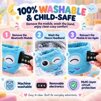 LIMITED-TIME 60% OFF‼️💞54K+ SOLD⭐ Kids & Adult Sleep Headband | Ultra Soft Bluetooth Animal Music Headphones🎧 thumbnail 4