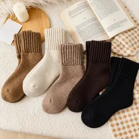 🥳2026 HOT SALE🥳50K+ SOLD! Women's Cozy Winter Wool Blend Socks – 5 Pairs/Set | Soft, Warm & Comfortable Mid-Calf Socks thumbnail 9