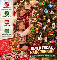 🥳2026 HOT SALE🥳💞32K+ SOLD!🔥 HOT SALE 50% OFF🎁 24 Days of Christmas Build & Hang Advent Calendar thumbnail 3
