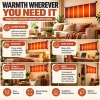 🏠🔥 2026 Upgraded Far-Infrared Ceramic Wall Heater – 3-S Rapid Heating, Energy Efficient, Low Noise & Quiet Comfort thumbnail 6