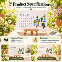🌱 60% OFF TODAY - Eco-Friendly Plantable “Timeless” Seed Calendar 2027 thumbnail 8