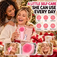 🎁 LIMITED-TIME 50% OFF 💞43K+ SOLD⭐— Silicone Facial Cleansing & Warming Massage Brush 🧼 thumbnail 5