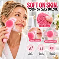 🎁 LIMITED-TIME 50% OFF 💞43K+ SOLD⭐— Silicone Facial Cleansing & Warming Massage Brush 🧼 thumbnail 9