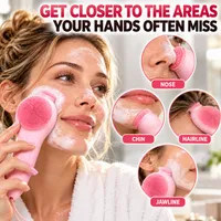 🎁 LIMITED-TIME 50% OFF 💞43K+ SOLD⭐— Silicone Facial Cleansing & Warming Massage Brush 🧼 thumbnail 11