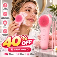 🎁 LIMITED-TIME 50% OFF 💞43K+ SOLD⭐— Silicone Facial Cleansing & Warming Massage Brush 🧼 thumbnail 1